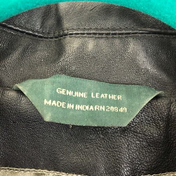 Mens Genuine Leather Jacket - Picture 11 of 16